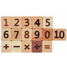 숲소리 블럭숫자V2, 1세트, 1개