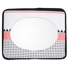 hajour 汽車座椅後視鏡, 圓點款(粉色), 1個