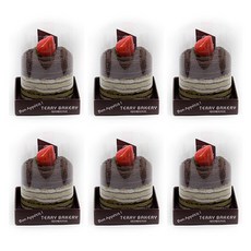 Songwol 松月 提拉米蘇蛋糕毛巾, 巧克力, 6個