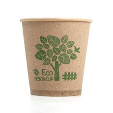 에코디자인 종이컵 그린, 2000개입, 1개