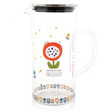 玻璃壺水瓶, 單一顏色, 1.3L