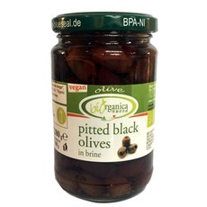 비오오가닉 유기농 블랙올리브 피티드 절임, 280g, 1개