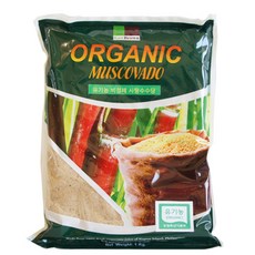 로우브라운 유기농 무스코바도 사탕수수당, 1kg, 1개