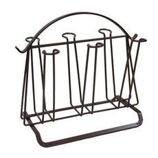 아이디어마켓 철든 컵걸이 6P, 카카오, 1개