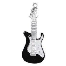 Comgil 彈彈唱唱 電吉他造型 USB隨身碟 黑白色, 16GB, 16GB