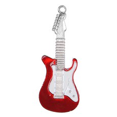 Comgil 悠閒彈奏電吉他造型USB隨身碟 紅白色, 4GB, 4GB