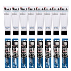 Oral-B 歐樂B Bliss & Whitening 牙膏 8ea + 牙刷 8ea, 1套