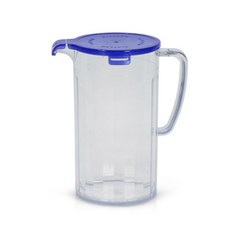 엔플라스틱 미니쌀통 2kg, 블루, 1개