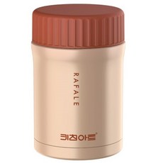 키친아트 라팔 보온죽통, 토마토레드, 430ml, 1개