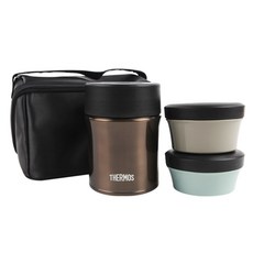 써모스 보온도시락 TKLC-1050, 빅브라운, 1개