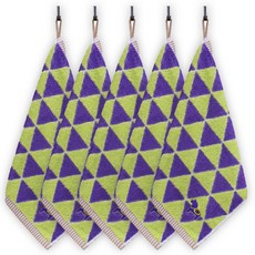 Songwol 松月 動物手巾, 馬款(黃綠色), 5個