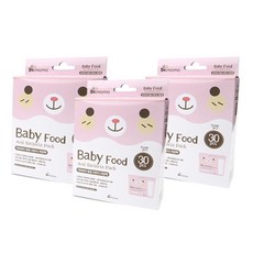 닥터마마 항균 이유식 저장팩 30p 3팩, 200ml, 3세트