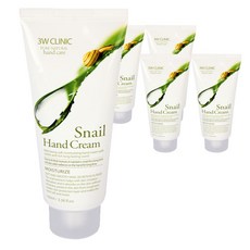 3w 클리닉 모이스처라이징 달팽이 핸드크림, 5개입, 100ml