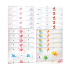 AVADE 20支棉卡通紗布手帕 A型