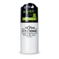 XTM스타일옴므 퍼퓸 데오 스프레이 민티 시트러스, 100ml, 1개