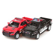 KiNSMAR 福特 F-150 SVT Raptor 警察/消防員, 隨機出貨, 1個