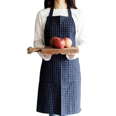 dot RECORD 格紋圍裙, 黑色, 1件