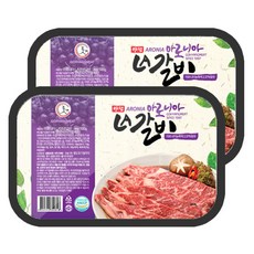 맛기픈 아로니아 양념 LA갈비 (냉동), 500g, 2개