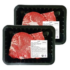맛기픈 우 알목심 구이용, 400g, 2개