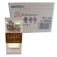 칠갑농산 산골국수 소면, 900g, 18개