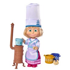 마샤앤베어 요리 놀이 인형, 혼합색상, 14 x 6 x 16 cm, 12cm, 1개