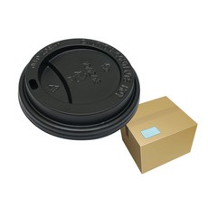 Wannabe咖啡10/13盎司紙杯蓋, 平面形, 1個, 1000件