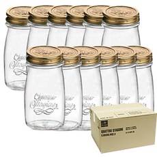 BORMIOLI ROCCO 密封玻璃瓶, 12入, 400ml