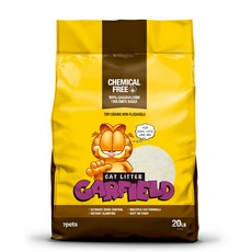 7PET 가필드 고양이모래 변기배수 불가능한 가는 입자, 1개, 9.06kg