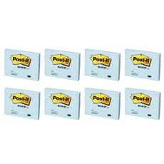 3M Post-it 利貼 便條紙 657 102 x 76 mm, 奶油藍, 1套, 8個