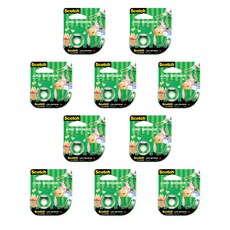 스카치 매직테이프 디스펜서 104 12mm x 8m, 푸우, 10개입