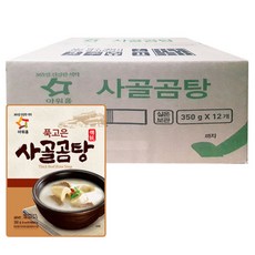 OURHOME 牛骨湯即食包 12入, 350g, 1箱