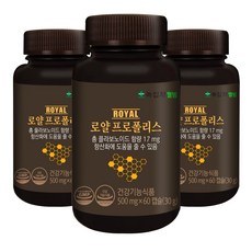 녹십자웰빙 로얄 프로폴리스, 60정, 3개