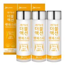 중외제약 더블액션 팻 마스터, 3개, 112정