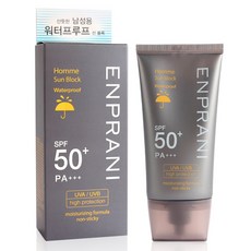 ENPRANI 男士防曬霜 SPF50+ PA+++, 70ml, 1入