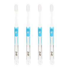 兒童牙刷, 藍色, 4支, 1支