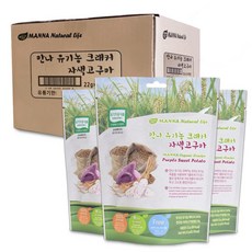 만나 유기농 크래커 자색고구마, 22g, 24개