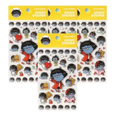 아이콘스 카카오프렌즈 에폭스티커 네오, 95 x 150 mm, 4개입