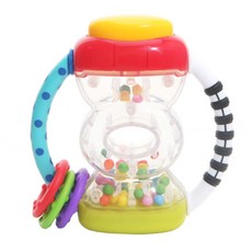 SASSY 모래시계딸랑이 치발기, 혼합색상, 1개