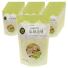초록마을 우리밀로만든 두부 스낵, 100g, 20개