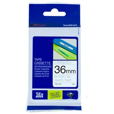 TZe TAPE Brother 原廠標籤帶 TZe-261, 寬度 36mm, 1個