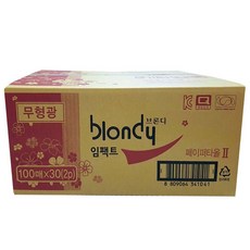 blondy 紙手巾一般節省 2 層, 100張, 30個