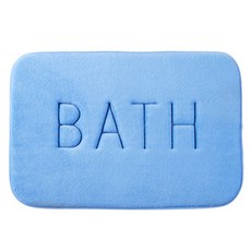 布洛克瑪特 BATH 加厚記憶棉地墊, 藍色