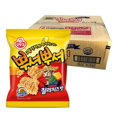 오뚜기 뿌셔뿌셔 칠리치즈맛, 90g, 24개