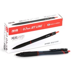 JAVAPEN Jet line 原子筆, 紅色, 12入