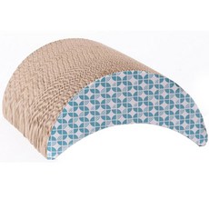 블럭마트 고양이 라운드 스크레처, 혼합 색상, 1개