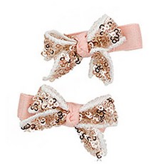 milk&soda 亮片迷你蝴蝶結鴨髮夾