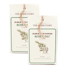 더허브스토리 버블바스파우더 로즈마리, 80g, 2개