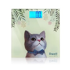 디웰 고양이 체중계, DW-S161, 혼합 색상, 1개