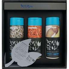 천연담아 3종세트 대, 멸치가루 180g + 새우가루 180g + 새송이 버섯가루 110g, 1세트, 1개