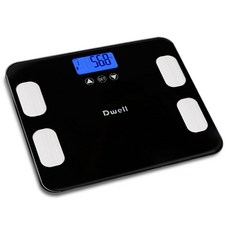 디웰 체지방 체중계, DW-bs 1659, 블랙, 1개